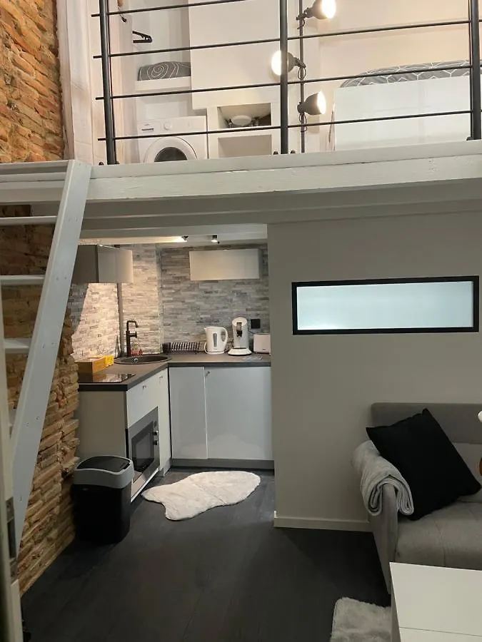 Studio rénové, terrasse privative, 300m du Capitole Toulouse 0*,
